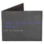SYED ASIM ALTAF HASSAM  Wallet Tyvek® Billfold Wallet