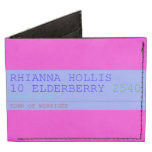 Rhianna hollis 10 elderberry  Wallet Tyvek® Billfold Wallet
