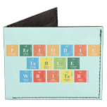 Periodic
 Table
 Writer  Wallet Tyvek® Billfold Wallet