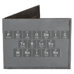 Periodic
 Table
 Writer  Wallet Tyvek® Billfold Wallet