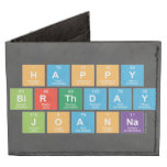 Happy
 Birthday
 Joanna  Wallet Tyvek® Billfold Wallet