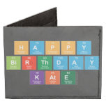 Happy
 Birthday
 Kate  Wallet Tyvek® Billfold Wallet