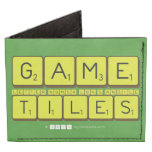 Game
 Letter nomsa luv's andile
 Tiles  Wallet Tyvek® Billfold Wallet