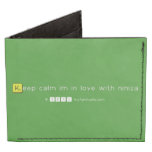 Keep calm im in love with niniza  Wallet Tyvek® Billfold Wallet