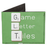 Game
 Letter
 Tiles  Wallet Tyvek® Billfold Wallet
