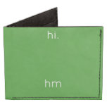 hi.
 
 
 hm  Wallet Tyvek® Billfold Wallet