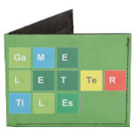 Game
 Letter
 Tiles  Wallet Tyvek® Billfold Wallet
