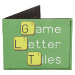 Game Letter Tiles  Wallet Tyvek® Billfold Wallet