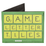 Game
 Letter
 Tiles  Wallet Tyvek® Billfold Wallet