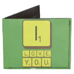 I
 LOVE
 YOU  Wallet Tyvek® Billfold Wallet
