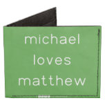 michael
 loves
 matthew  Wallet Tyvek® Billfold Wallet