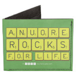Anuore
 Rocks
 For Life  Wallet Tyvek® Billfold Wallet