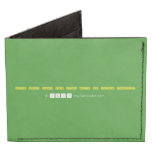 Hope keep calm and stay with me kaddu forever  Wallet Tyvek® Billfold Wallet