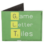 Game
 Letter
 Tiles  Wallet Tyvek® Billfold Wallet
