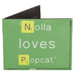 'Nolla 
 loves
 Popcat'  Wallet Tyvek® Billfold Wallet