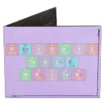 Periodic
 Table
 Writer  Wallet Tyvek® Billfold Wallet