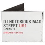 Dj notorious mad Street  Wallet Tyvek® Billfold Wallet