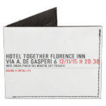 hotel together florence inn via a. de gasperi 6  Wallet Tyvek® Billfold Wallet