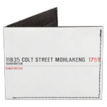 11835 Colt Street Mohlakeng   Wallet Tyvek® Billfold Wallet