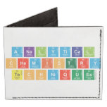 Analytical
 Chemistry
 Techniques  Wallet Tyvek® Billfold Wallet