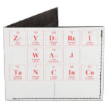 Zydrei
 Waj
 Tancinco
   Wallet Tyvek® Billfold Wallet