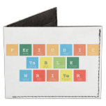 Periodic
 Table
 Writer  Wallet Tyvek® Billfold Wallet