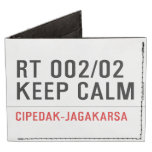 RT 002/02 KEEP CALM  Wallet Tyvek® Billfold Wallet