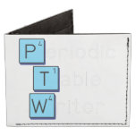 Periodic
 Table
 Writer  Wallet Tyvek® Billfold Wallet
