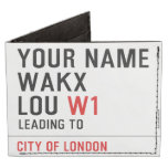 Your Name WAKX LOU  Wallet Tyvek® Billfold Wallet