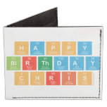 Happy
 Birthday 
 Chris  Wallet Tyvek® Billfold Wallet