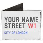 Your Name Street  Wallet Tyvek® Billfold Wallet