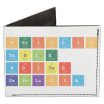 Periodic
 Table
 Writer
 srpolicia  Wallet Tyvek® Billfold Wallet