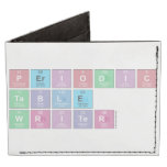 Periodic
 Table
 Writer  Wallet Tyvek® Billfold Wallet