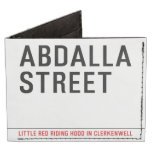 Abdalla  street   Wallet Tyvek® Billfold Wallet
