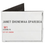 JANET OHENEWAA OPAREBEA     Wallet Tyvek® Billfold Wallet