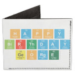 Happy
 Birthday
 George  Wallet Tyvek® Billfold Wallet