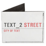 TEXT_2  Wallet Tyvek® Billfold Wallet