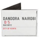 DANDORA  NAIROBI   Wallet Tyvek® Billfold Wallet