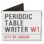 Periodic Table Writer  Wallet Tyvek® Billfold Wallet