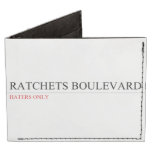 ratchets boulevard  Wallet Tyvek® Billfold Wallet
