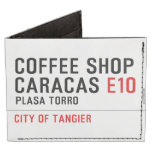 Coffee shop Caracas  Wallet Tyvek® Billfold Wallet