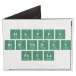 Happy
 Birthday
 Paula  Wallet Tyvek® Billfold Wallet