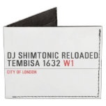 Dj shimtonic reloaded Tembisa 1632  Wallet Tyvek® Billfold Wallet