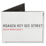 Kgauza Key Gee Street  Wallet Tyvek® Billfold Wallet