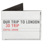 our trip to London    Wallet Tyvek® Billfold Wallet