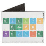 Evelyn
 Eamon
 Freddie  Wallet Tyvek® Billfold Wallet