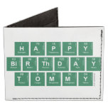 happy
 birthday 
 tommy  Wallet Tyvek® Billfold Wallet