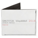 umuttur yaşamak  Wallet Tyvek® Billfold Wallet