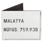MALATYA  NÜFUS: 759.930  Wallet Tyvek® Billfold Wallet