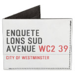 enquete  lons sud  avenue  Wallet Tyvek® Billfold Wallet
